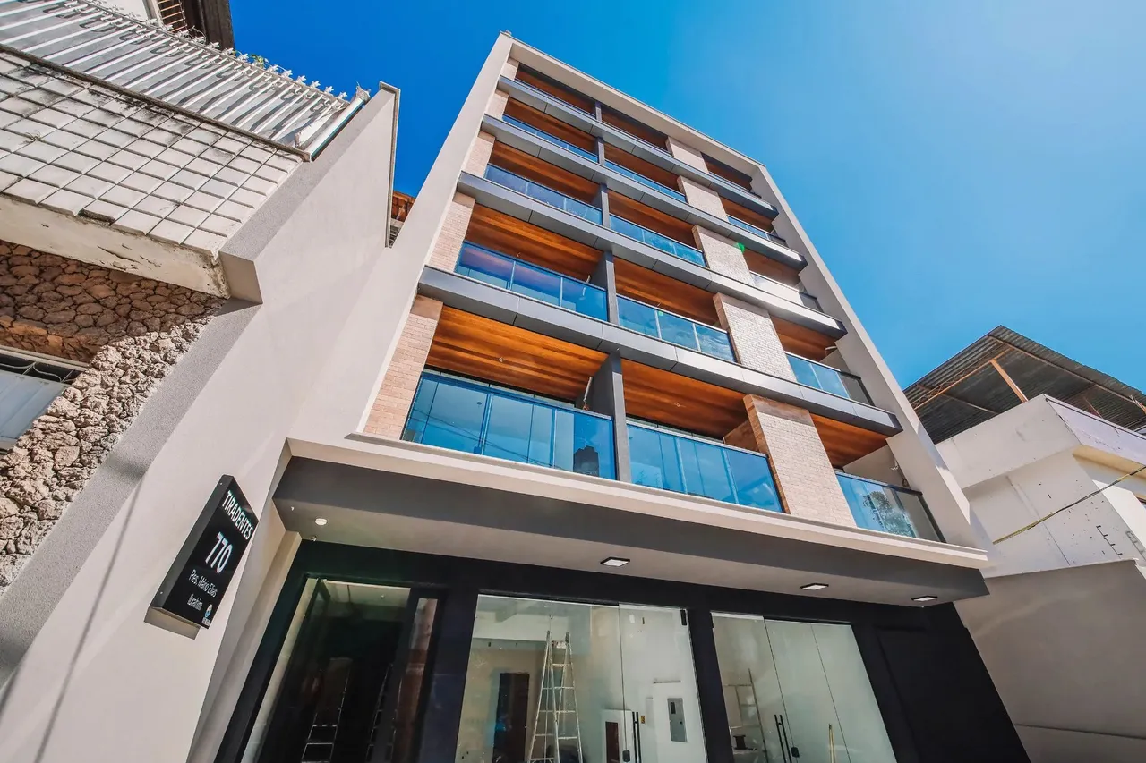 Studio com varanda gourmet e lazer para venda