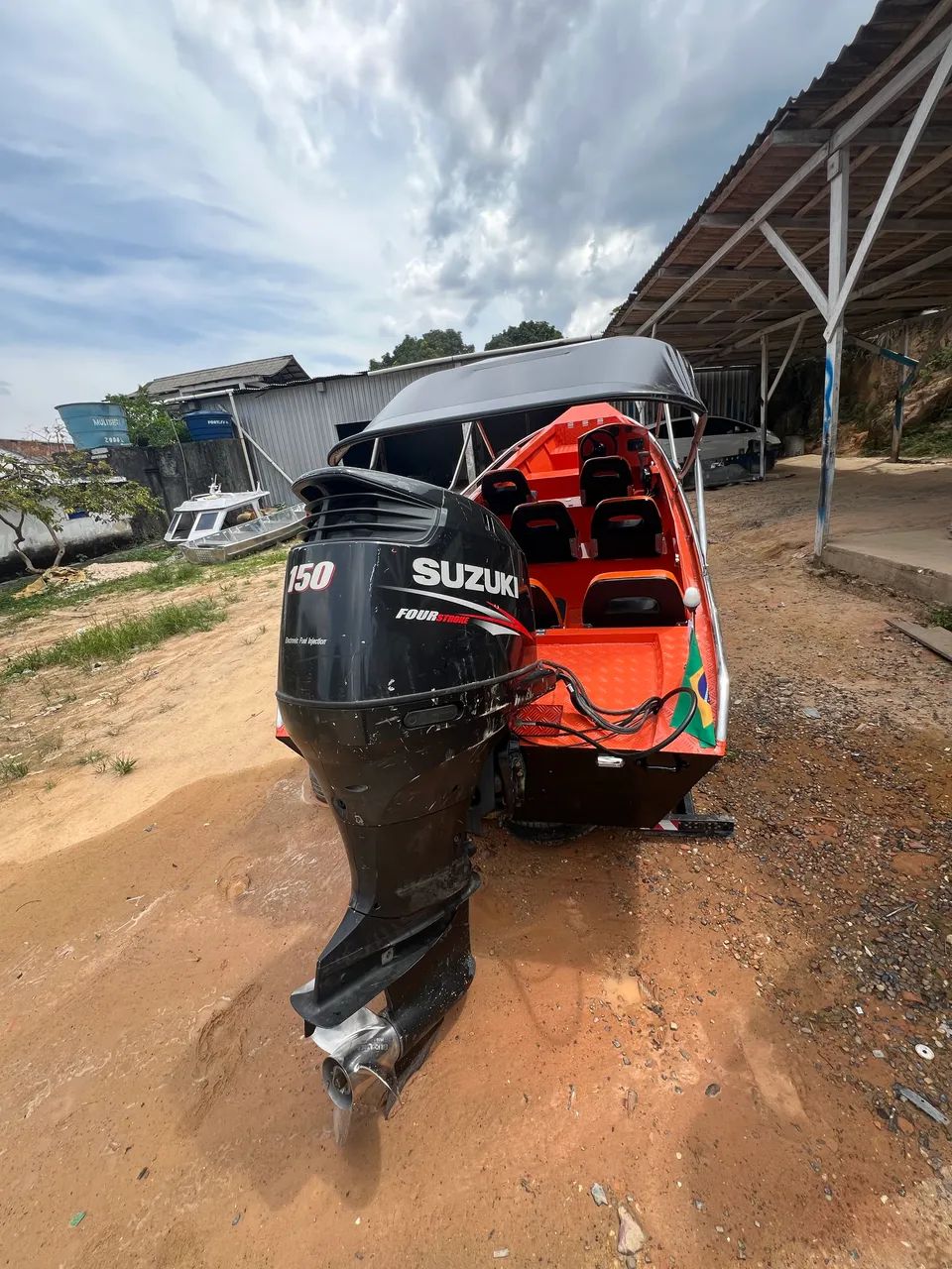 Motor de popa 150hp 4 tempo ano 2014 