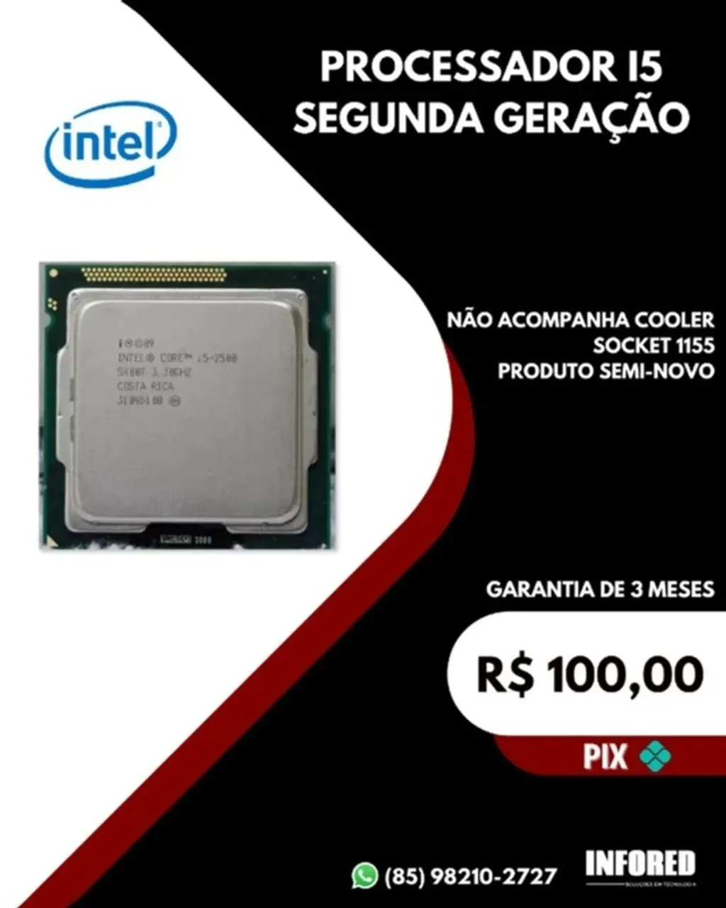 Processador i5 segunda geração