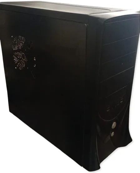 Gabinete ATX Vazio Preto SEM fonte COM Audio e USB frontal Computador Desktop PC