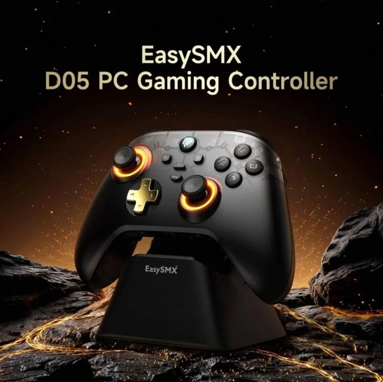 Controle EasySMX D05 PC Nintendo switch celular com doc de carregamento
