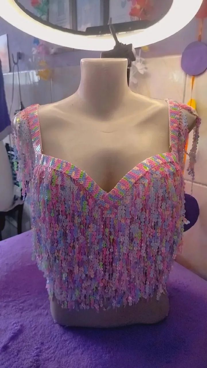 Croped customizado carnaval  - Foto 5