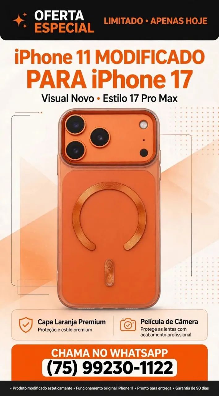 iPhone 11, transformado p iPhone 17