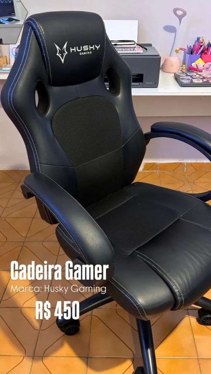 Cadeira Gamer Husky Gaming Black - Super Conservada