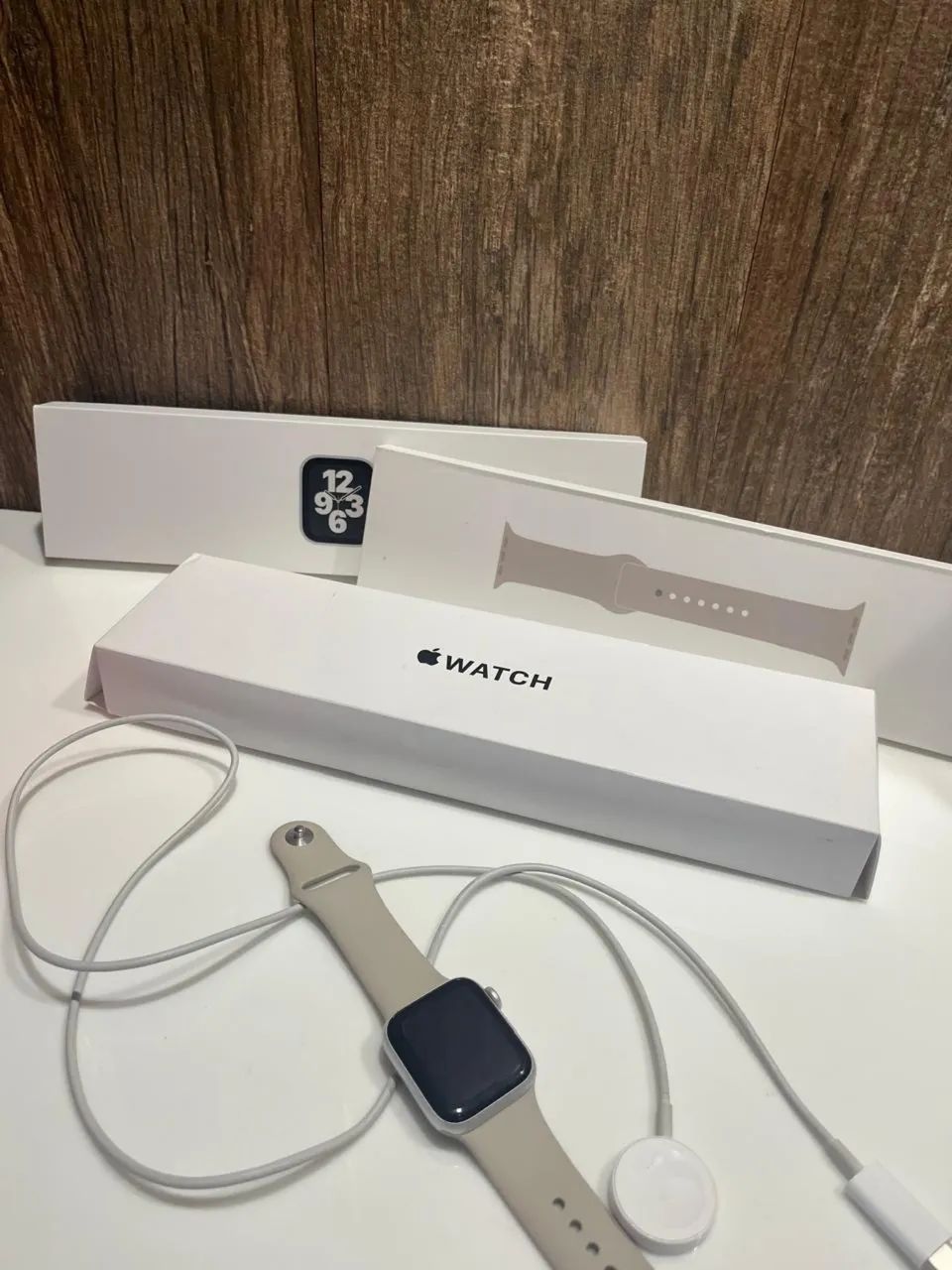 Apple watch SE 40mm prata 