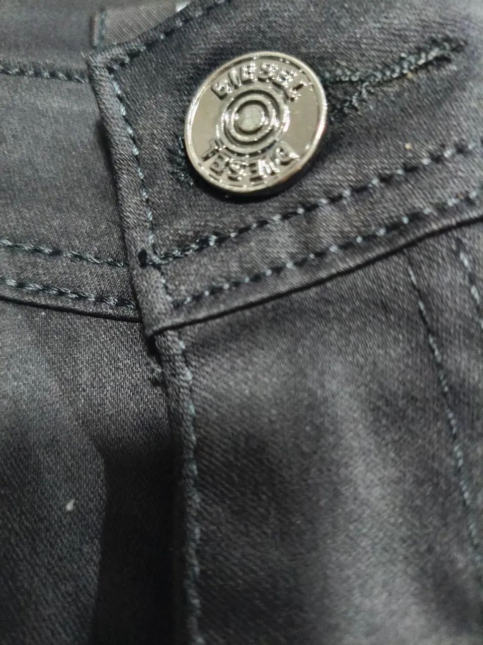 Calça jeans Diesel preta  - Foto 3