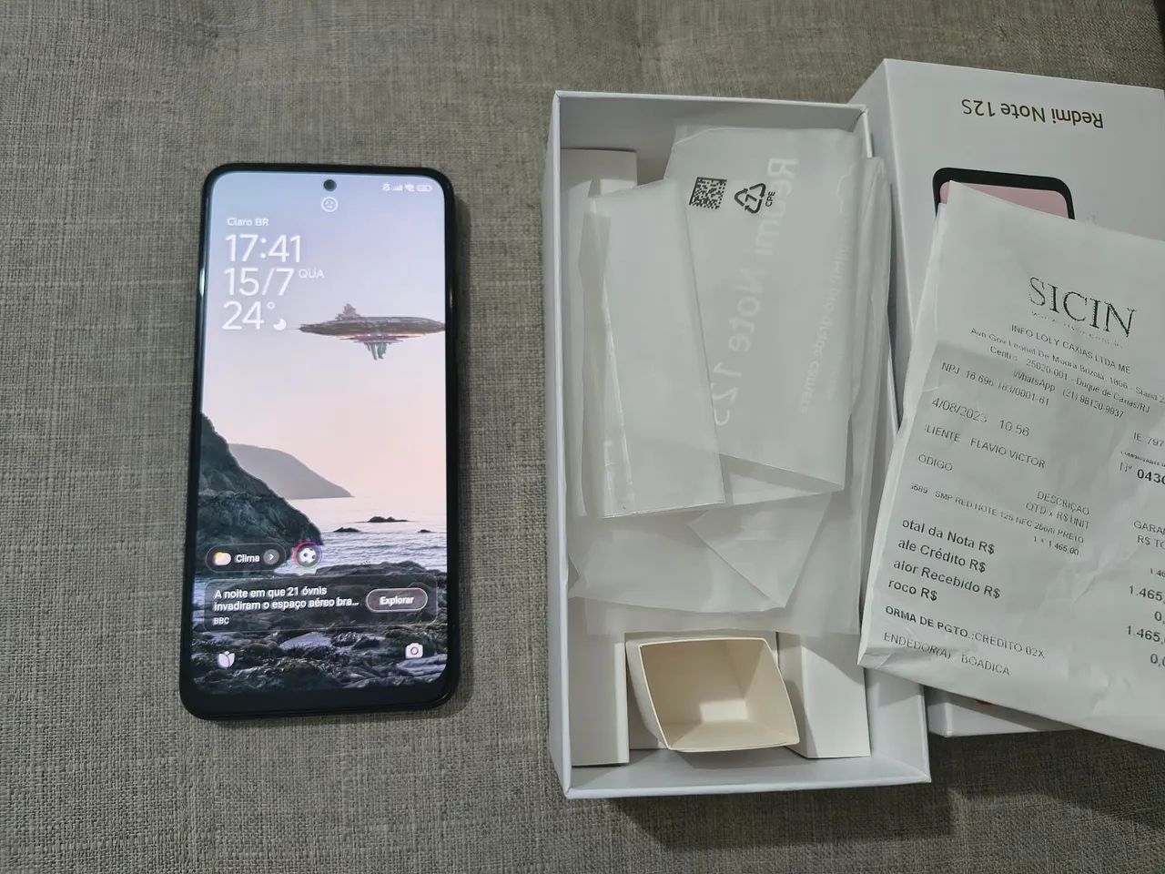 Redmi note 12s 256gb 8gbram