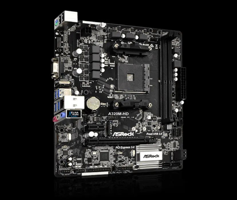 Placa-Mãe ASRock A320M-HD AM4 DDR4  - Foto 4