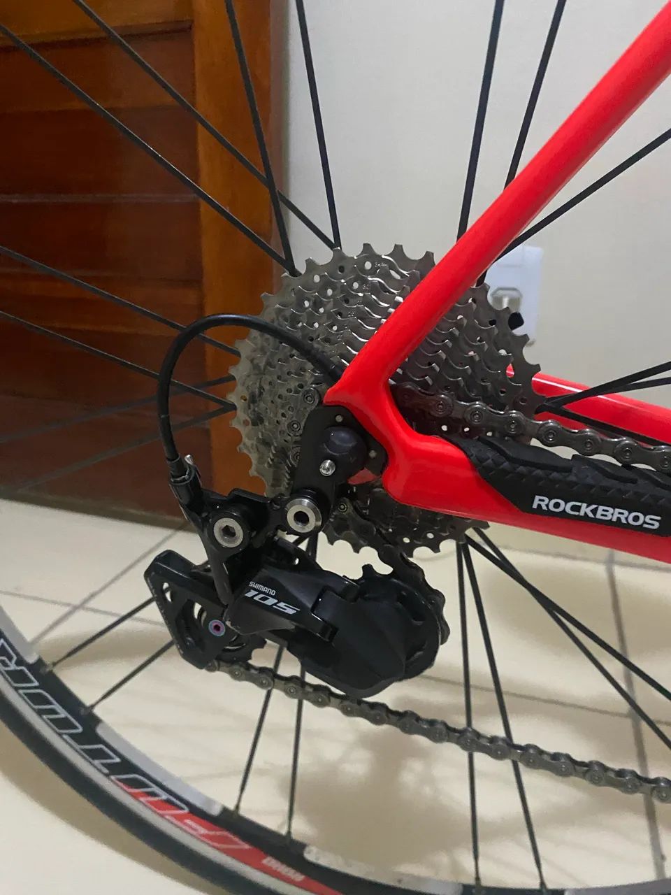 speed specialized carbono t52 com pé de vela rival medidor de potência  - Foto 4
