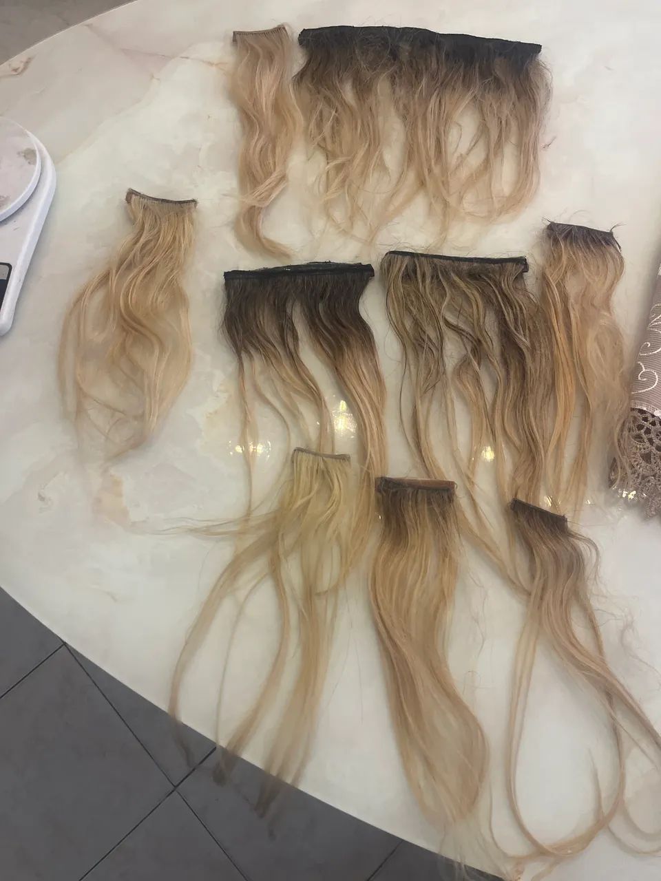 Cabelo megahair loiro 28 cm - Foto 3