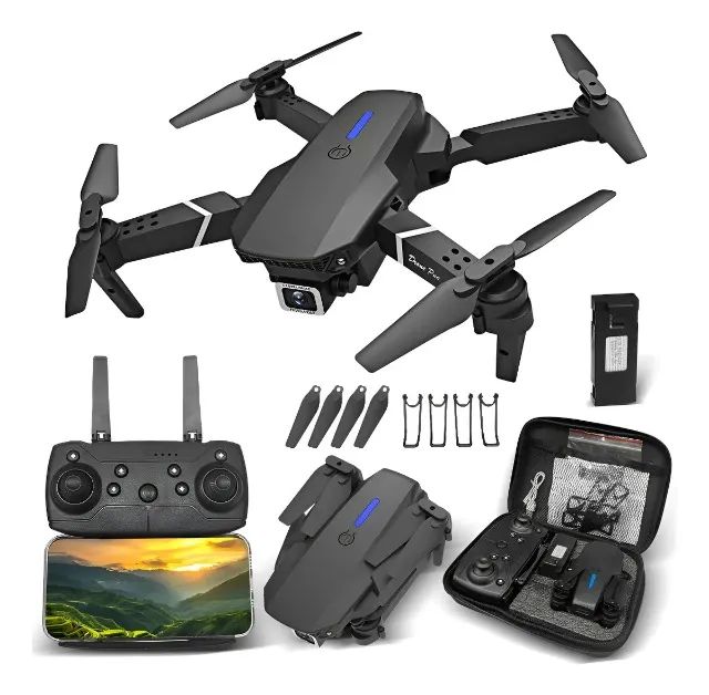 Mini Drone s98 com Câmera e Controle Remoto