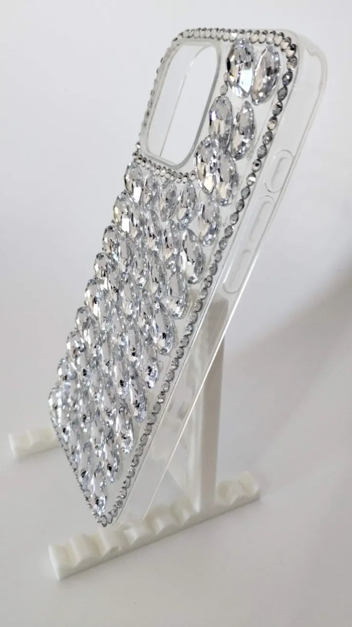 Capa para iPhone 16 PRO MAX acabamento cristal - Foto 2