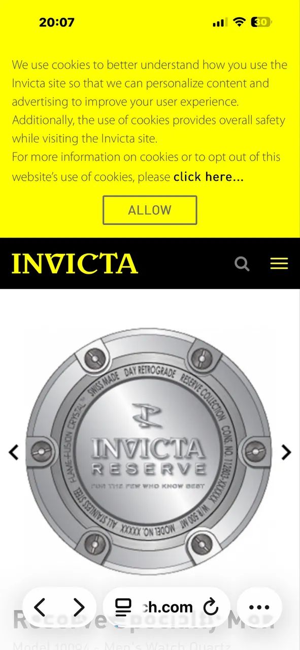 Relógio Invicta Reserve - Foto 2