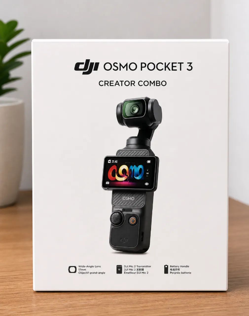 Câmera de Ação DJI Osmo Pocket 3 com Estabilizador