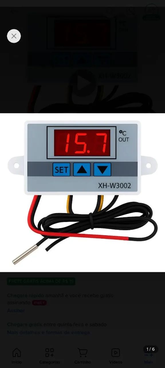 Controlador de temperatura 