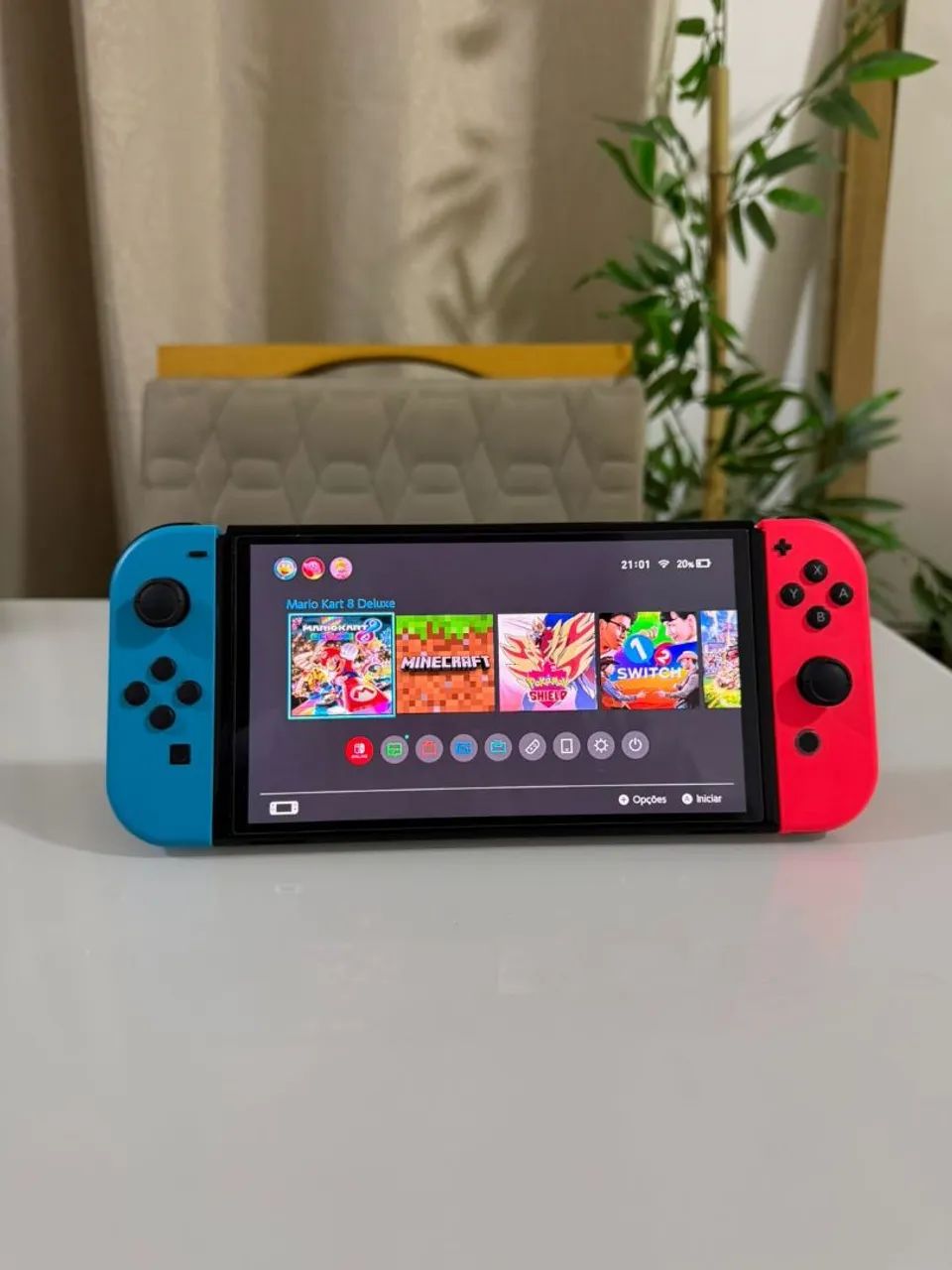 Console de Vídeo Game Nintendo Switch Oled Desbloqueado - Foto 3