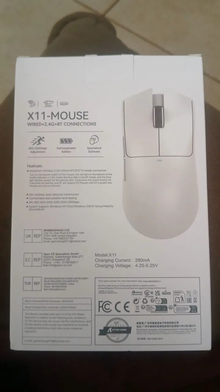 Mouse attack shark x11 (novo) - Foto 2