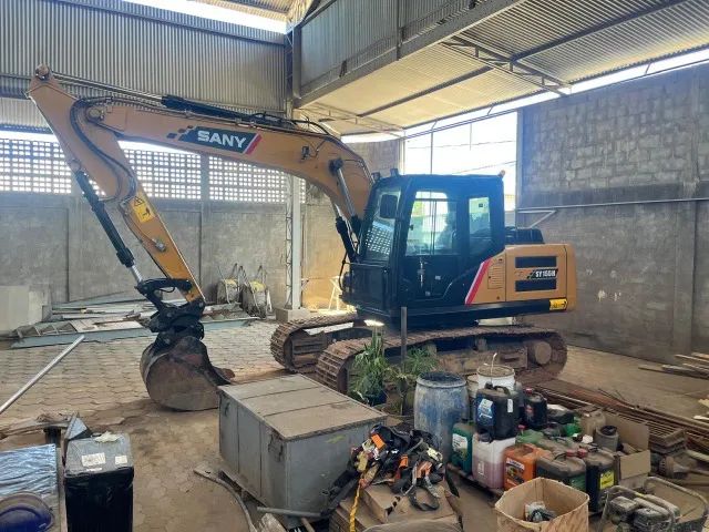 ESCAVADEIRA SANY 155 14 TONELADAS COM ENGATE RÁPIDO - Foto 6