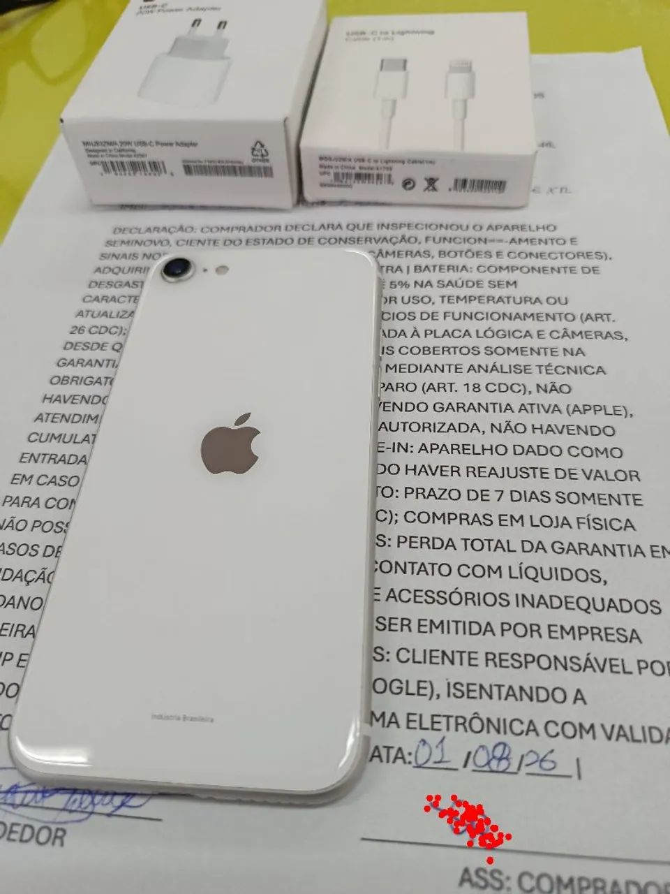 iPhone SE 2ª GERAÇÃO com garantia 60 dias
