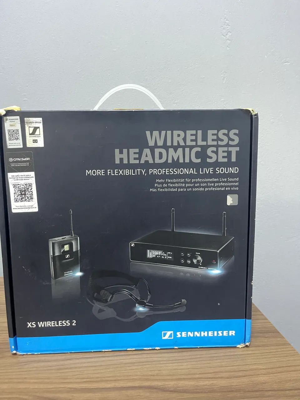Microfone Sennheiser Headmic semi novo - Foto 4