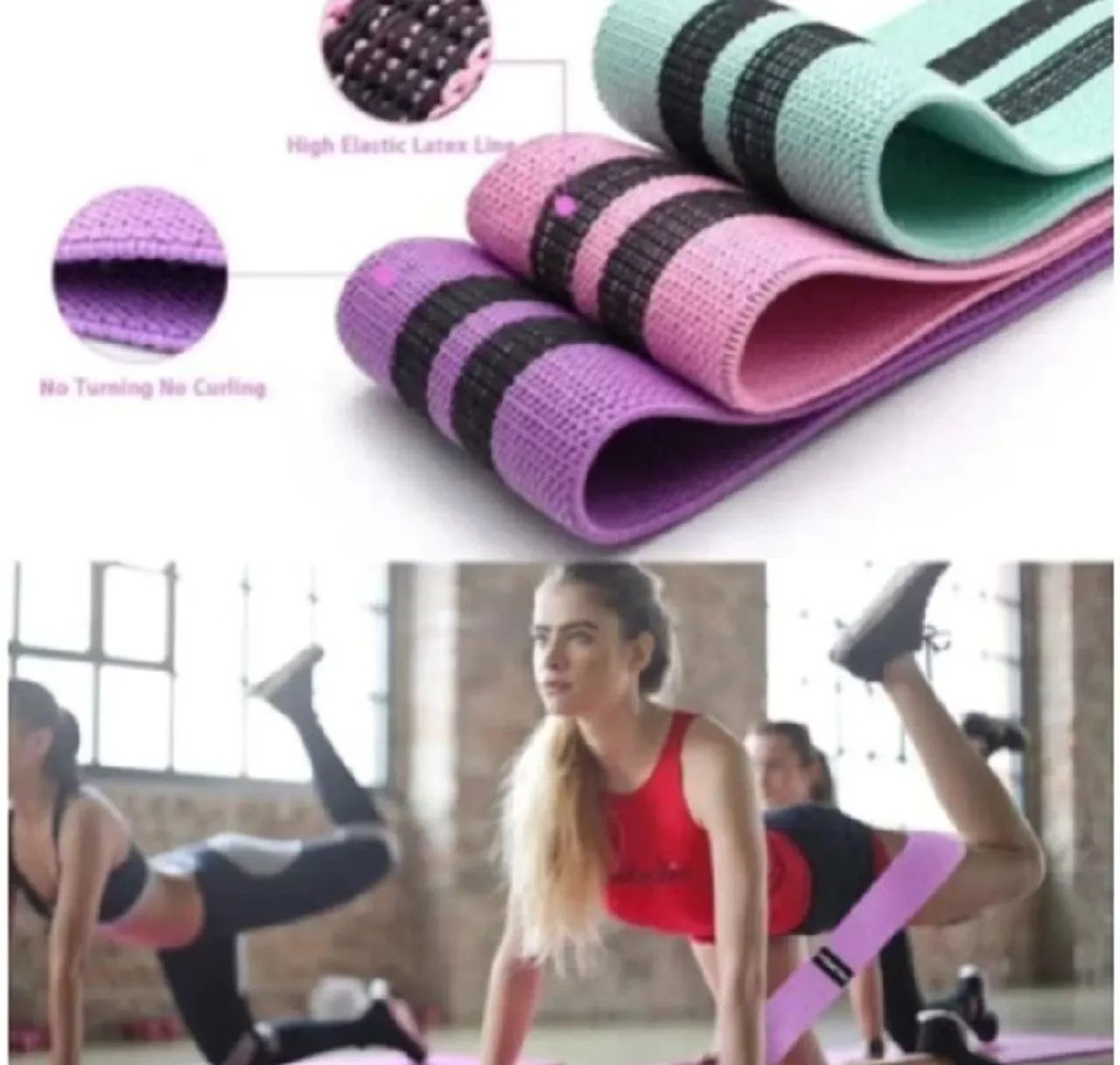 FAIXAS ELÁSTICAS DE RESISTÊNCIA PREMIUM - KIT COM 3 NÍVEIS ?