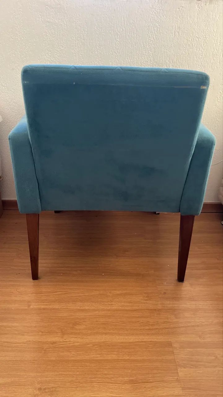 POLTRONA AZUL - pra sair logo - Foto 3