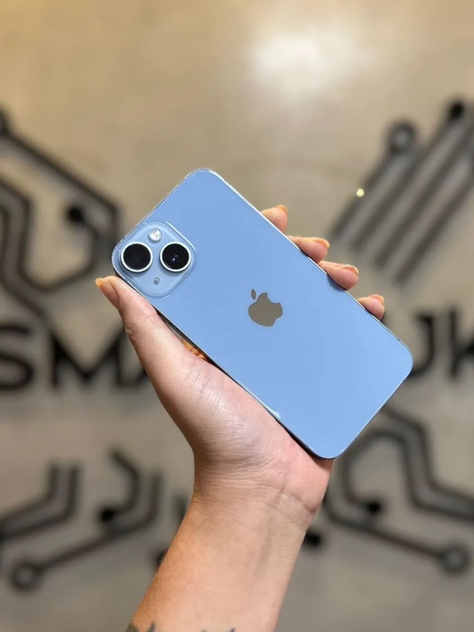 iPhone 14 Blue - 128GB (com nota e garantia)