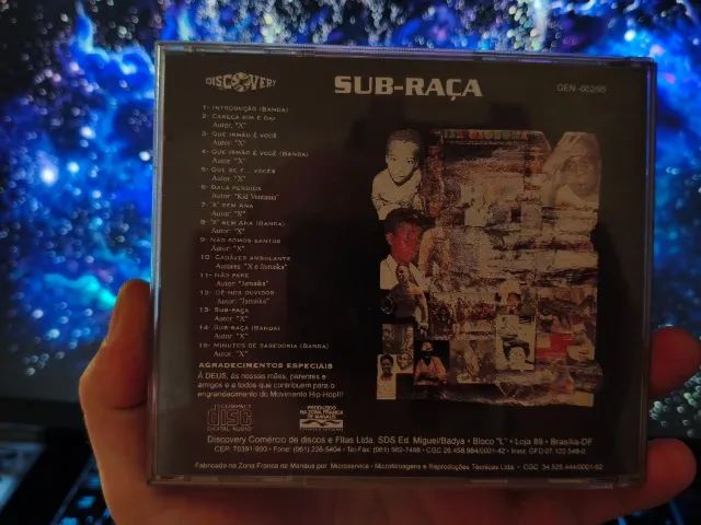 CD Câmbio Negro - Sub-raça - Original De Época Novinho 1995 - Foto 5
