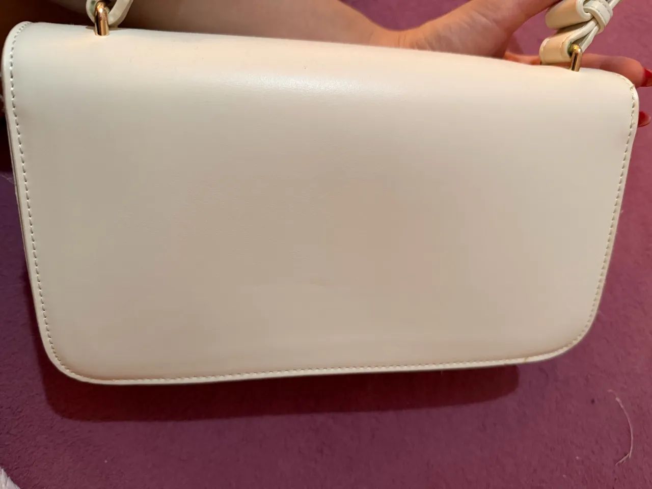 Bolsa off white Renner  - Foto 4