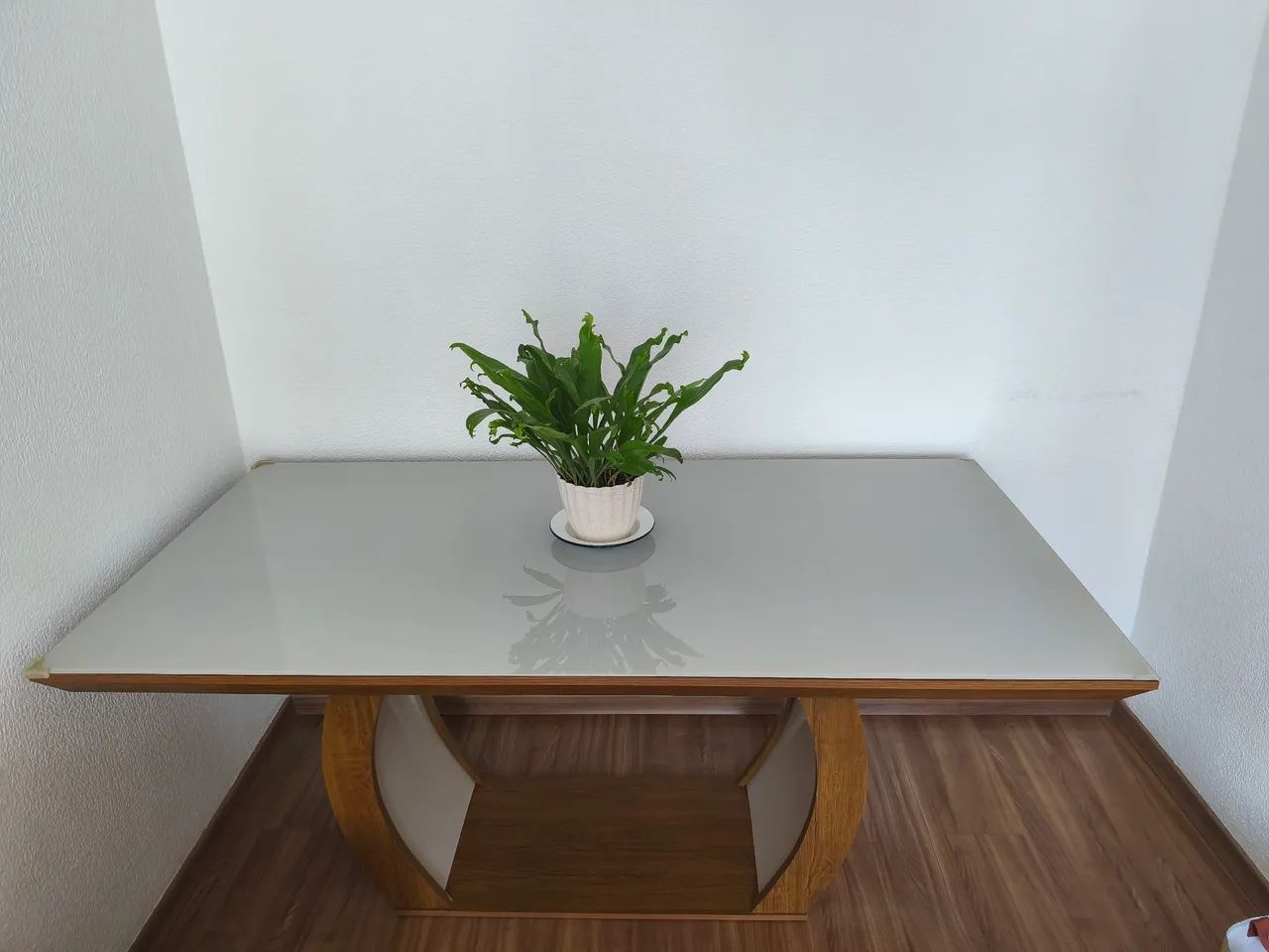 Mesa 6 lugares com tampo em vidro  - Foto 2