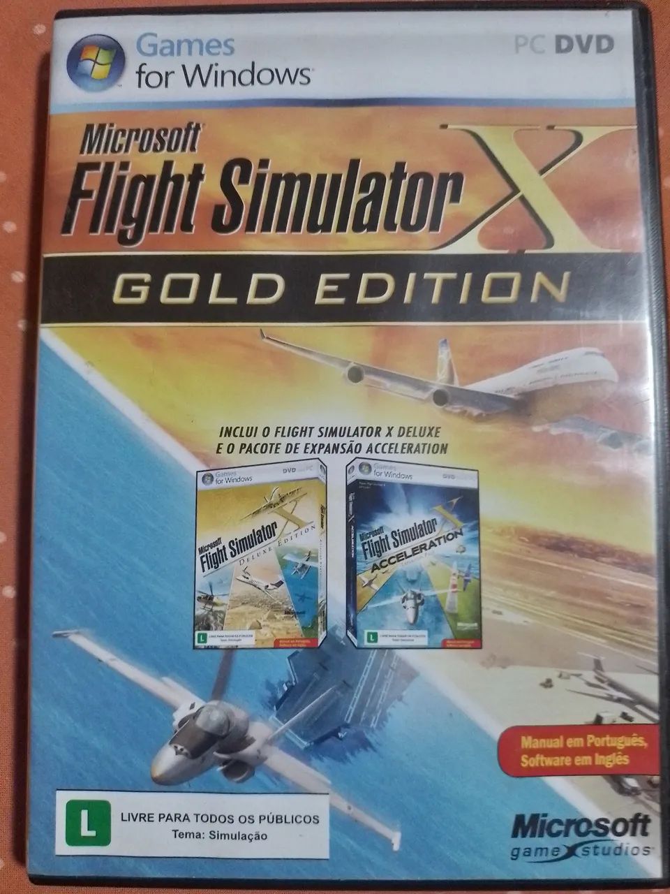 Flight simulator X gold edition - Jogos de Vídeo Game - Fátima