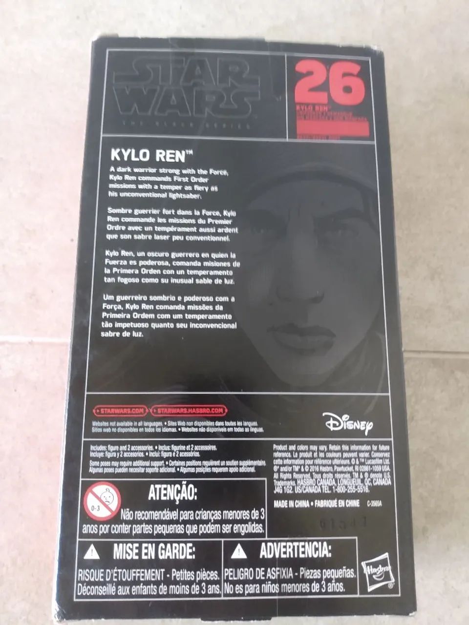 1 boneco Star Wars Black series kilos Ren na caixa - Foto 2