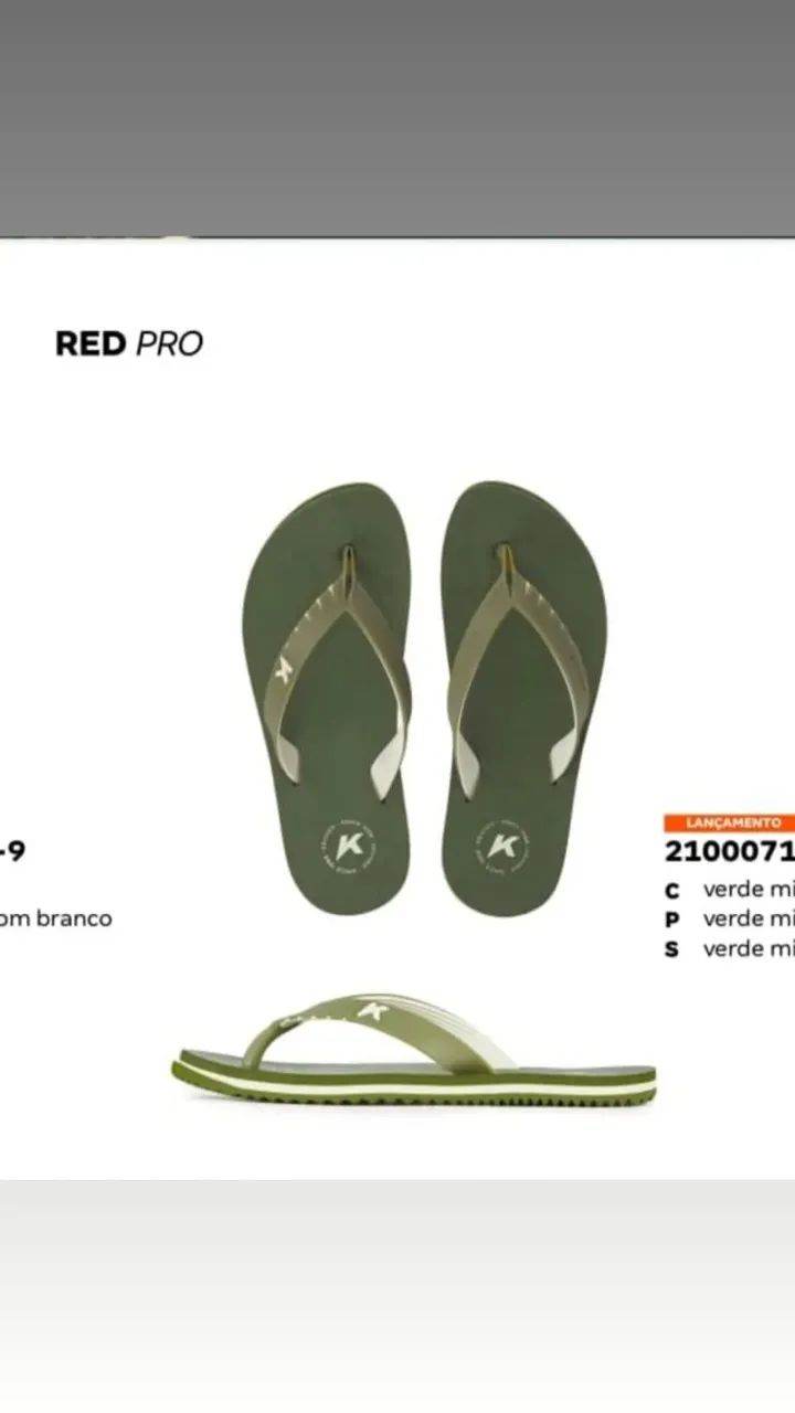 Sandálias Kenner Red Pro Originais!!! - Foto 4