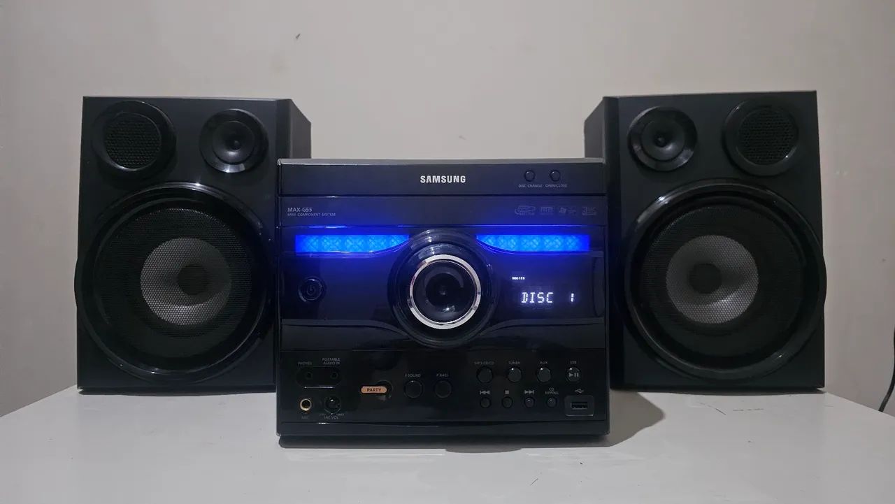 Mini System Samsung MAX-G55 (RETIRADA DE PEÇAS)