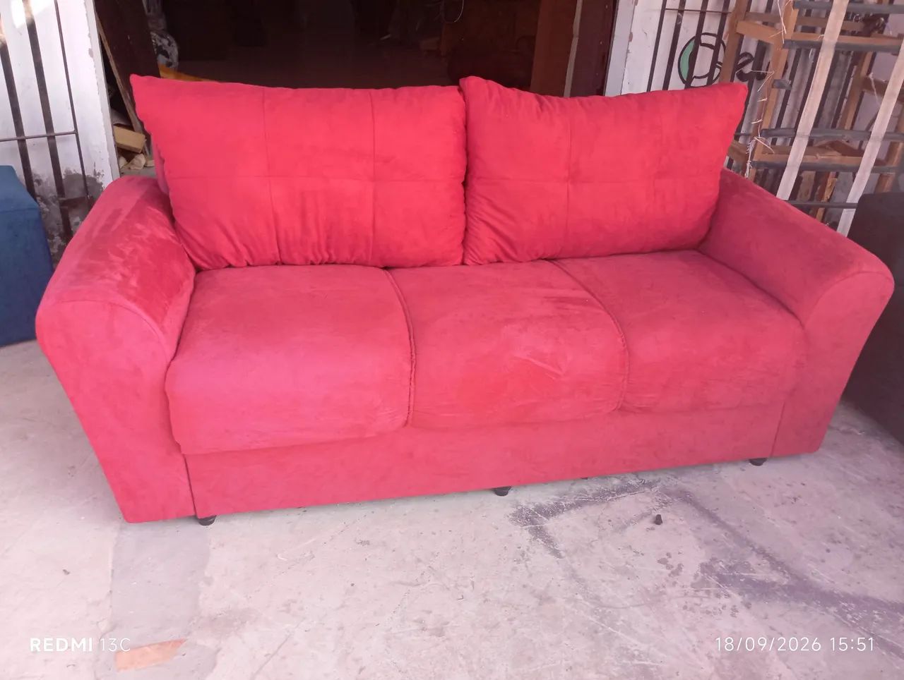 Sofá vermelho novo - Foto 5