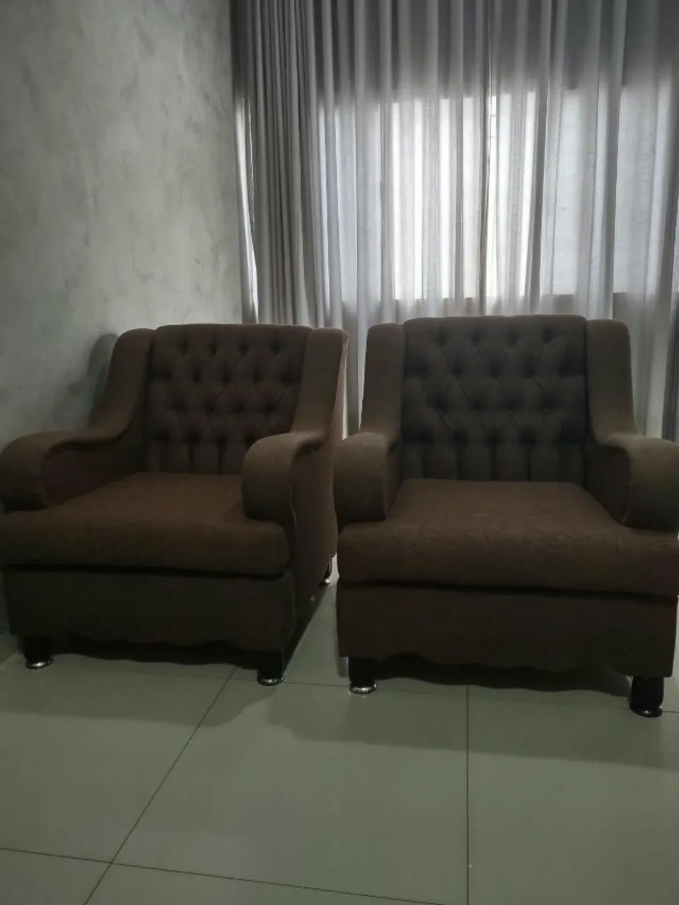 SOFA + POLTRONAS INDIVIDUAIS (2 unidades) - Foto 2