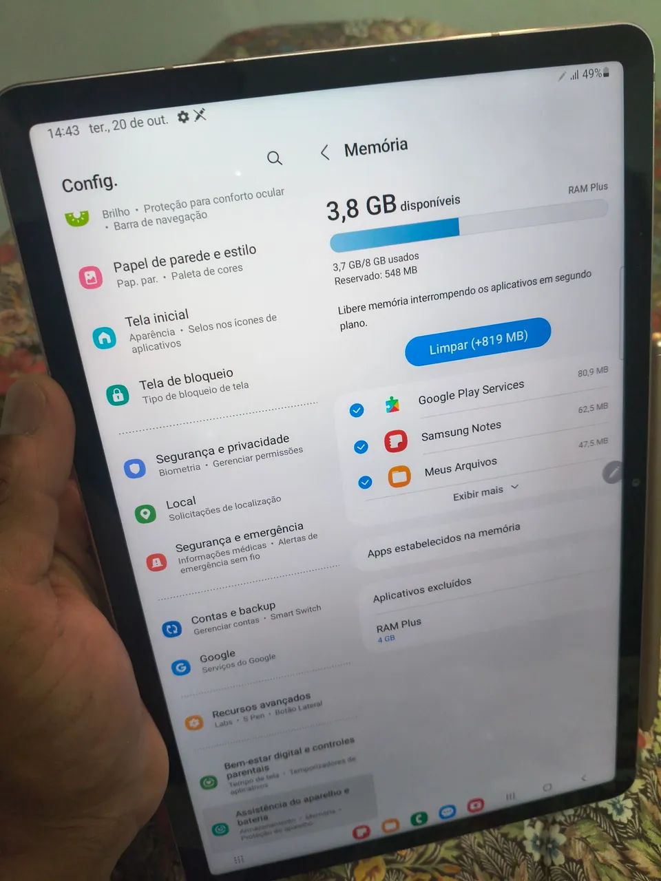 Tablet Samsung S7, 256 GB, 8 GB RAM  - Foto 4