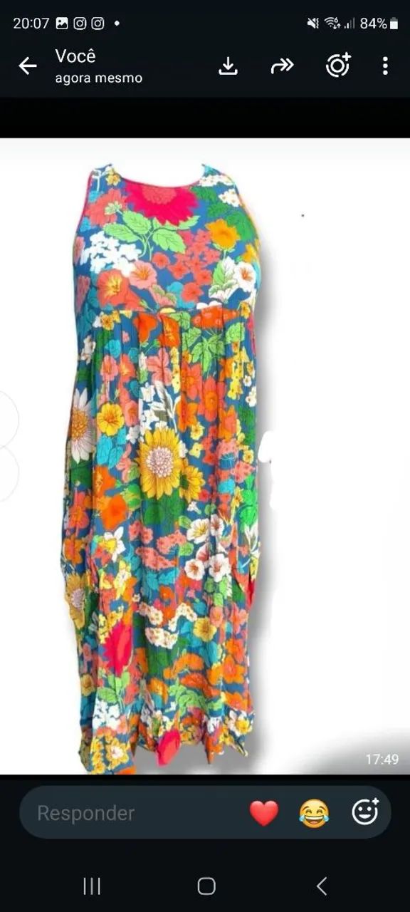 Vestido Zara Floral P