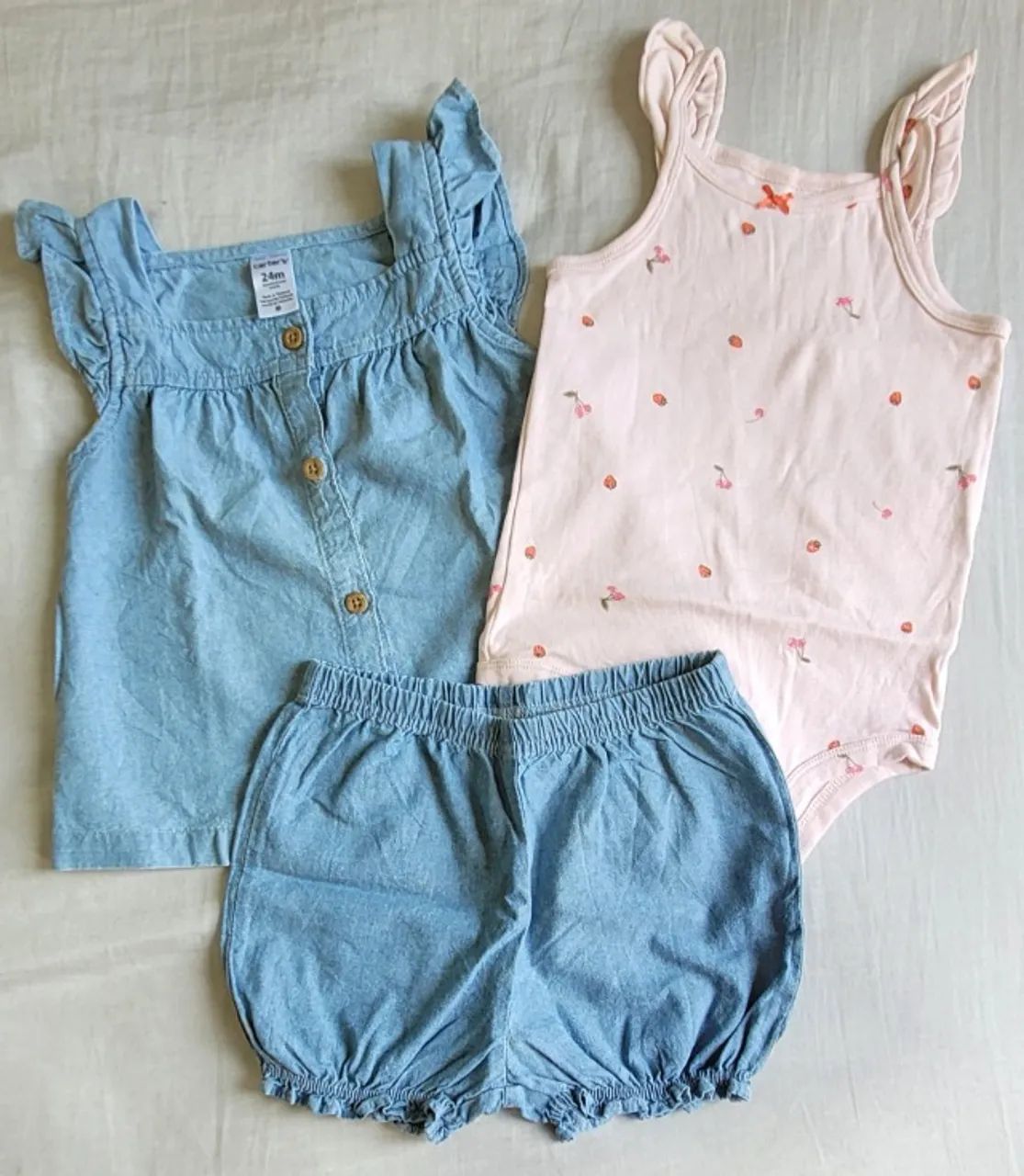 Conjunto Jeans + Body Carter's Tam 24m