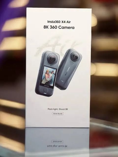 Câmera de ação 8k insta 360 X4 Air combo 2 baterias e bastão de selfie  - Foto 4