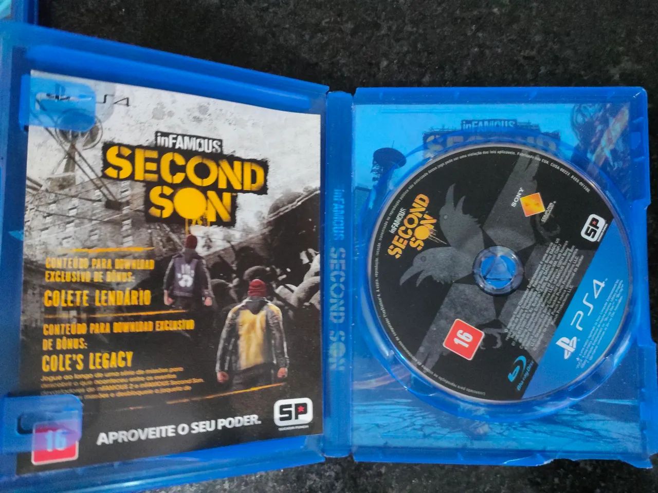 Jogo inFAMOUS Second Son (PS4) Exclusivo - Completo com Encartes - Liquido ! - Foto 2