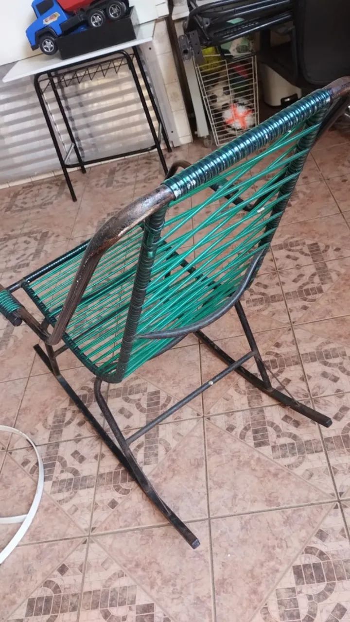 Cadeira de varanda e balanço tubular  - Foto 5