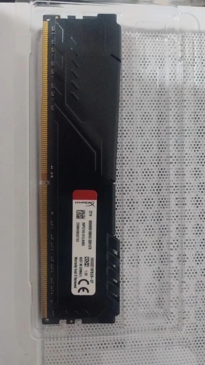Memória ram ddr4 hyperx Fury 8gb 3200mhz