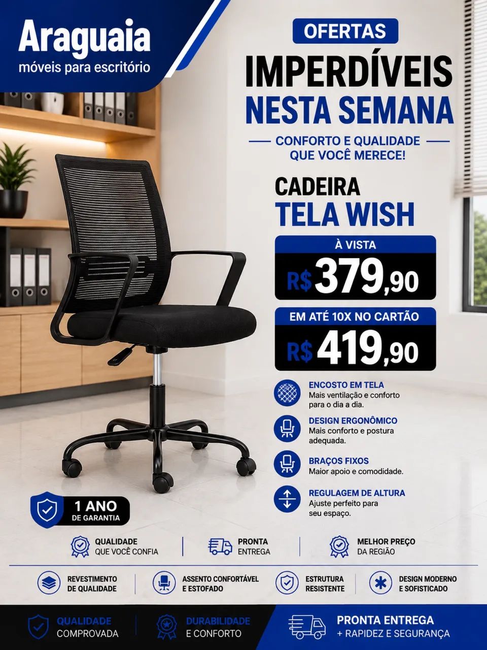 Cadeira diretor WISH