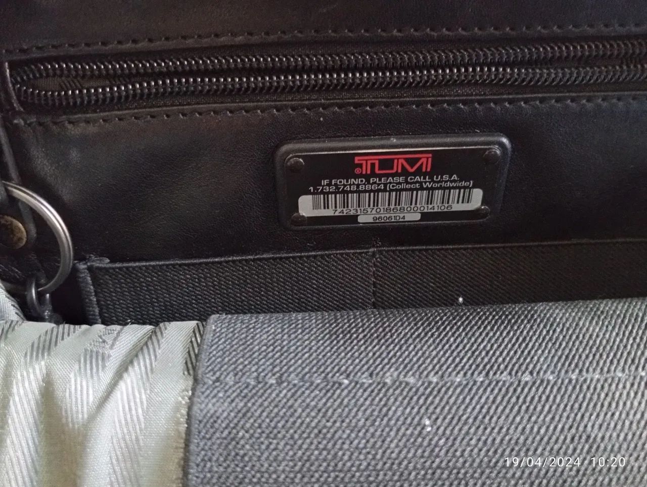 Bolsa executiva de couro legítimo Tumi  - Foto 2