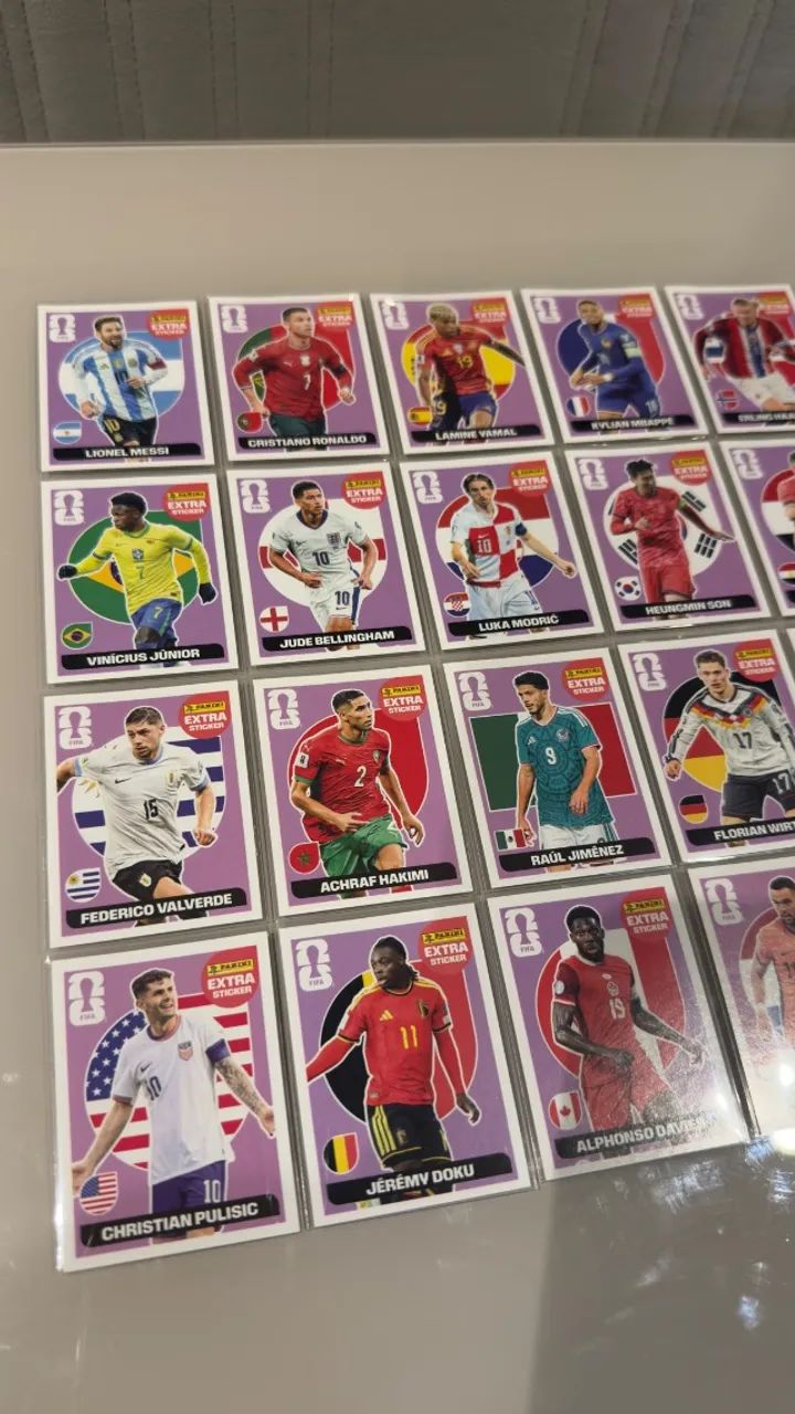 Coleção completa Legends Lilás - Copa 2026 (Original Panini) - Foto 3