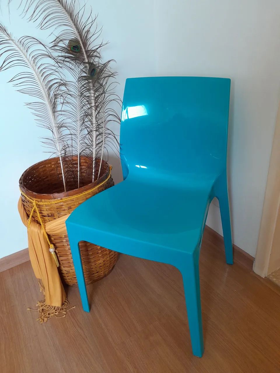 cadeira azul linda - Foto 2