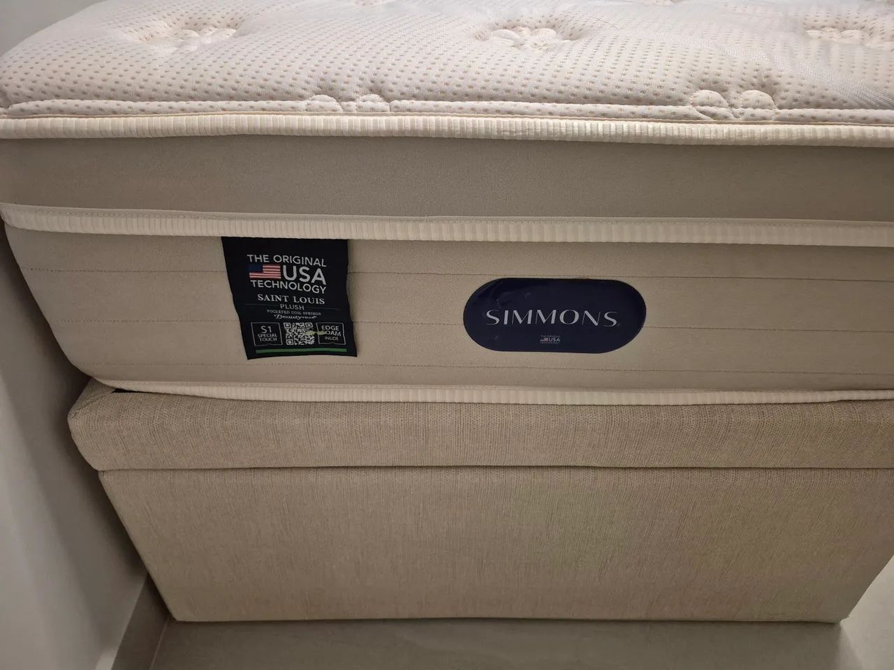 Cama box com baú e colchão/ solteiro - Foto 4