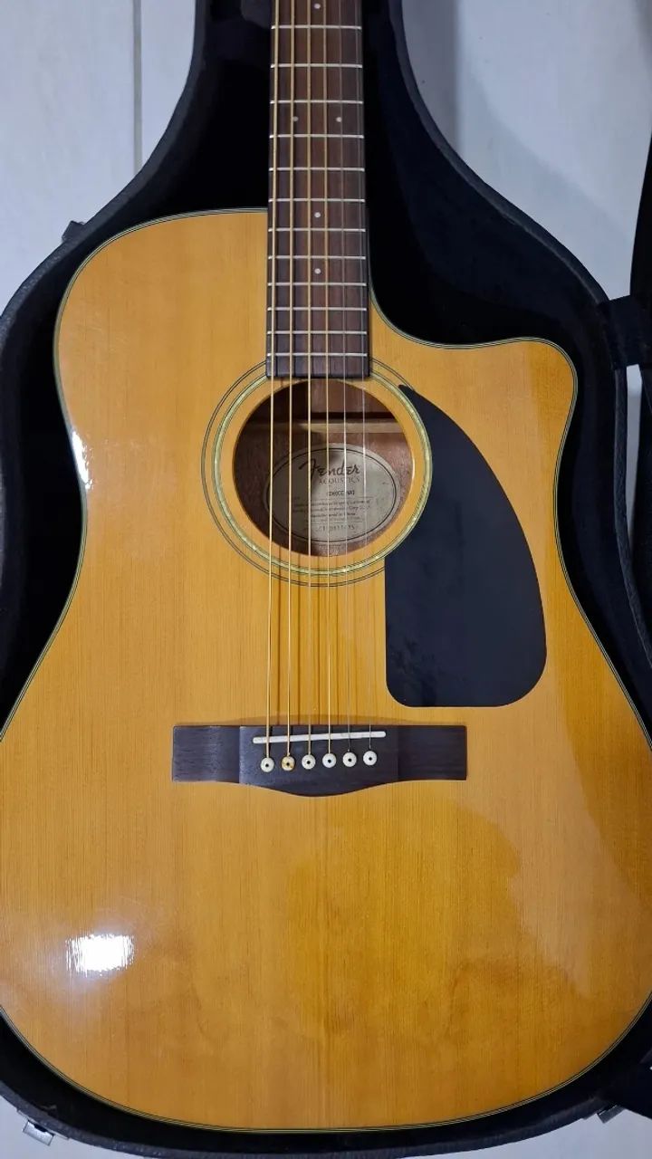 Violão Acústico Fender Classic Design Cd-60ce com case! - Foto 2
