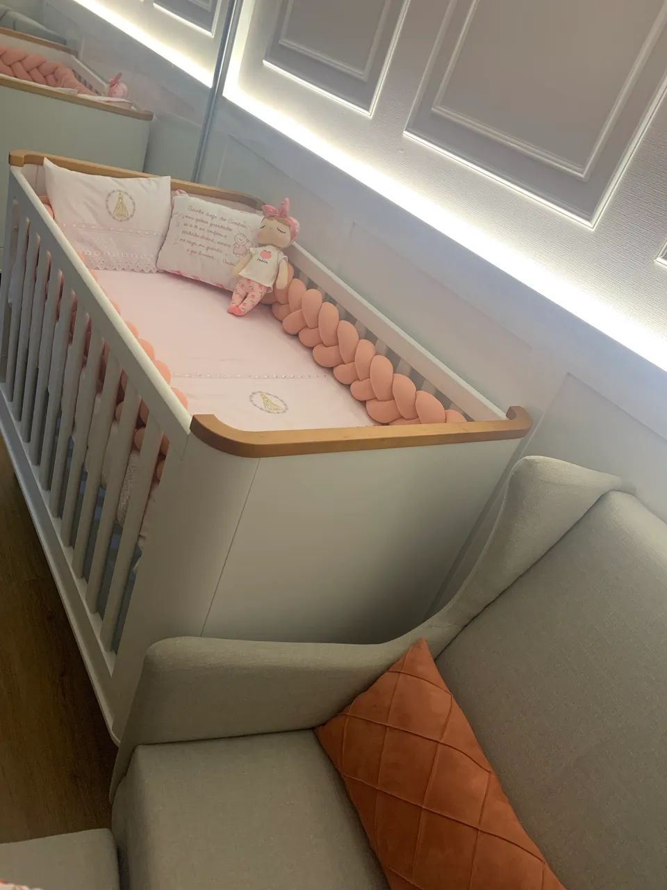 Berço Confort 3 em 1 Puppi Móbile + 2 Colchões | Ótimo Estado - Foto 2